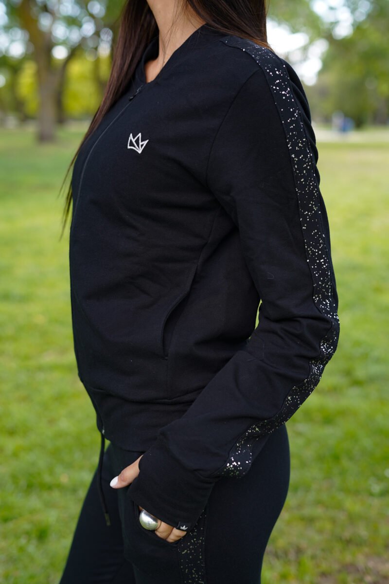 Campera con cuello mao rústica - Image 2
